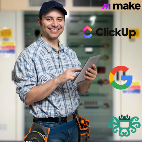  Digitalisierung mit Google Workspace, Make/ Integromat, Calamari und  ClickUp 